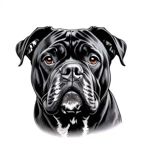 Cane Corso tattoo design idea