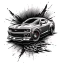 Fast And Furious tattoo design idea