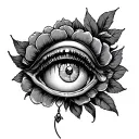 Belly button tattoo design idea