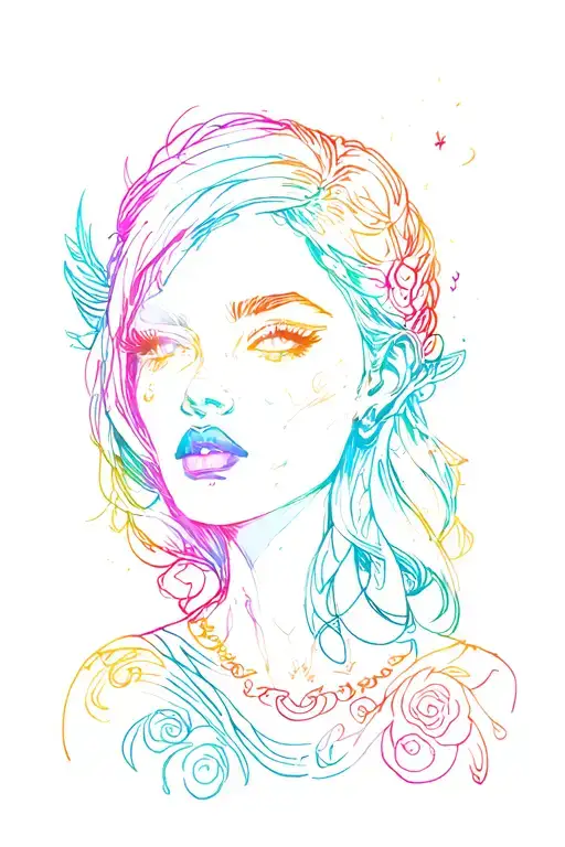 Bisexual tattoo design idea