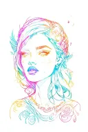 Bisexual tattoo design idea