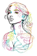 Bisexual tattoo design idea