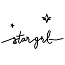 I want "stargirl" written in cursive with The Weeknd's logo "xo" incorporated in the text tattoo design idea