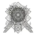 jack of all trades master of none tattoo design idea