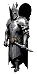 knights of round table tattoo design idea