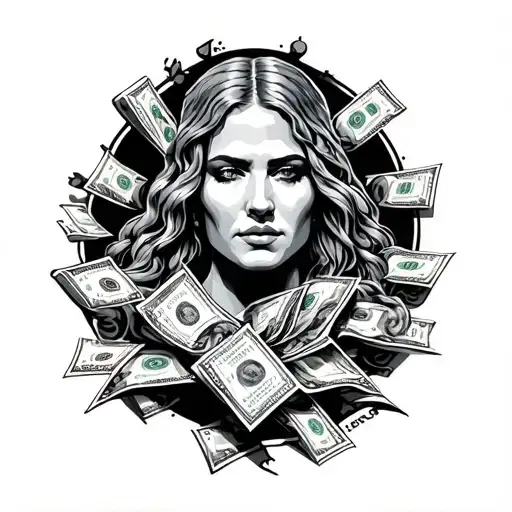 Money Power Respect tattoo design idea