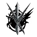 Spear Of Longinus Evangelion tattoo design idea