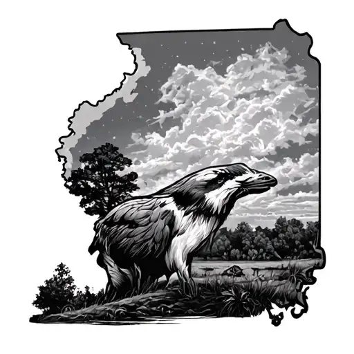 Illinois tattoo design idea