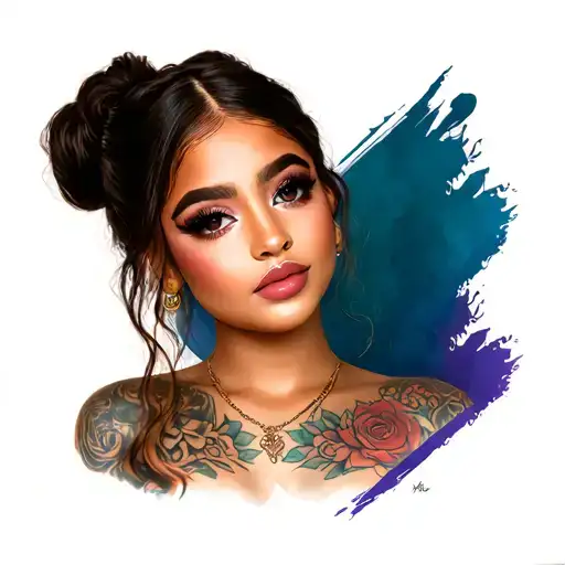 Ariana Grande tattoo design idea