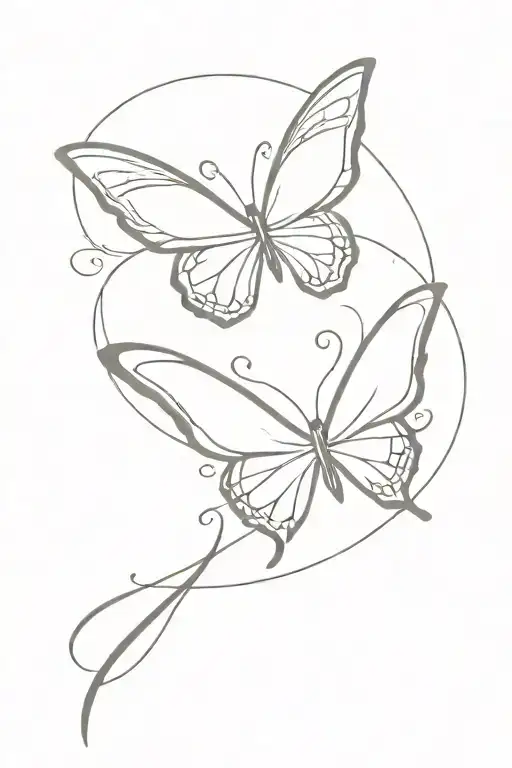 butterfly phoenix tattoo tattoo design idea