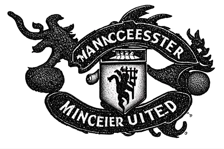manchester united devil tattoo design idea