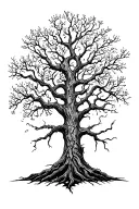 Dead Tree Of Life tattoo design idea