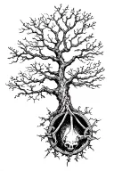 Dead Tree Of Life tattoo design idea