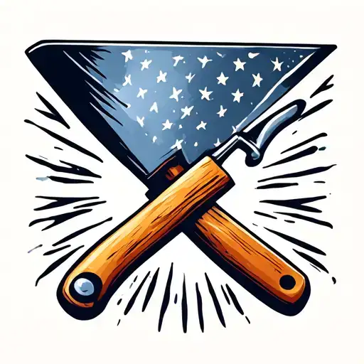 plasterers Trowel tattoo design idea