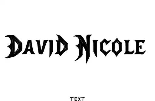 "David Nicole" tattoo design idea