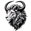 Capricorn leo and gemini zodiac sign tattoo design idea