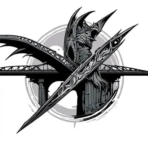 slyblade bridge four tattoo design idea