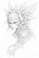 Gojo Satoru Hollow Purple tattoo design idea