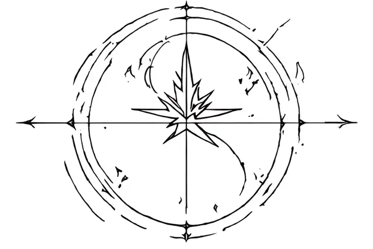 Destiny 2 and Dark Souls bonfire tattoo design idea