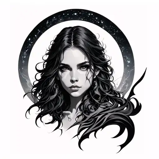 solo leveling Antares tattoo design idea