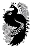 murugan vel peacocks features tattoo design idea