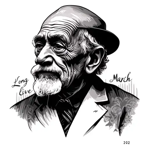 Long live grandpa March, 20, 2024 tattoo design idea