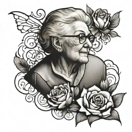 Memorial. Grandma passed away. Nov 29th tattoo design idea