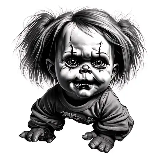 Chucky tattoo design idea