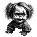 Chucky tattoo design idea