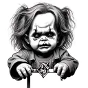 Chucky tattoo design idea