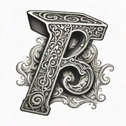 scrabble tile letter tattoo design idea