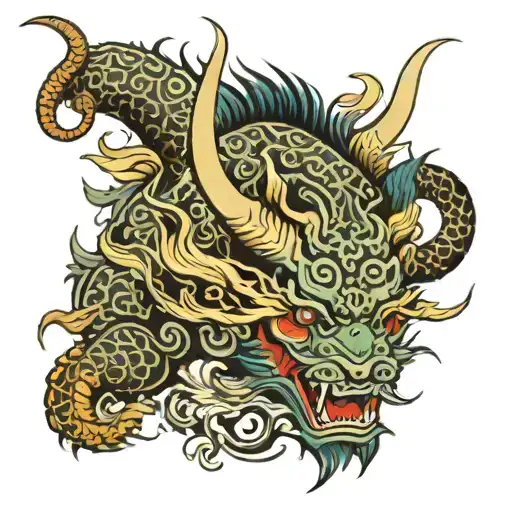 Khorn tattoo design idea