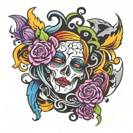 grief tattoo design idea