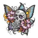 grief tattoo design idea
