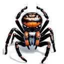 Jumping Spider tattoo design idea