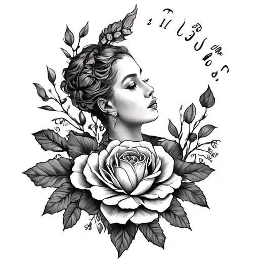 I born in 21 june 2003 Tattoo on side tattoo design idea