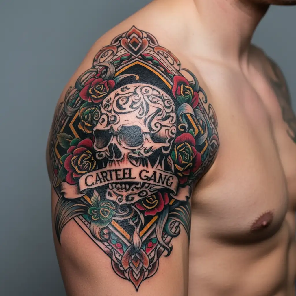 cartel gang tattoo design tattoo design idea