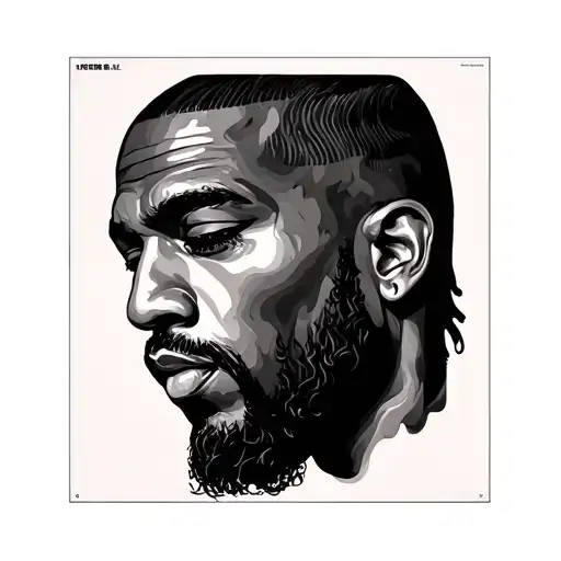 yeezus album cover tattoo design idea