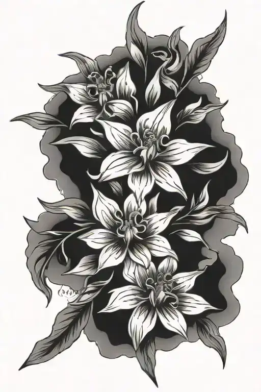 Jesus bible verse about growth and learning tattoo design idea