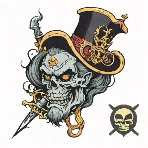 dc comics psycho pirate tattoo design idea