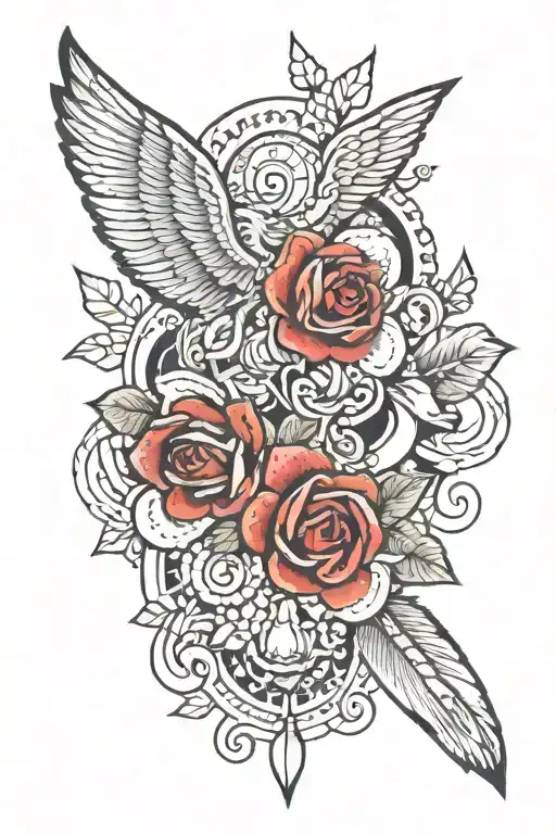 Trisha & Fabian tattoo design idea