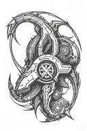 Renegade Symbol from Mass Effect logo tattoo design idea