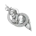 st Christopher tattoo design idea