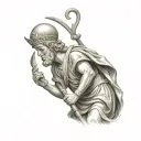 st Christopher tattoo design idea