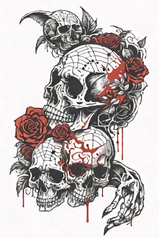 Avenged sevenfold little piece of heaven holding hands tattoo design idea