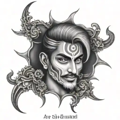 Ajay inside sonali tattoo design idea