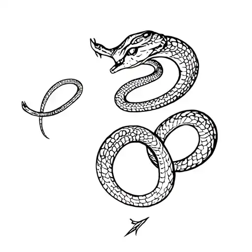 envy snake tattoo design idea