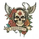 proverbs 1717 with simple design featuring tattoo design idea