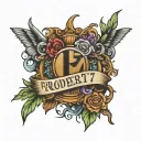 proverbs 1717 with simple design featuring tattoo design idea