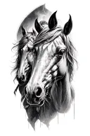 4 horsemen apocalypse tattoo design idea